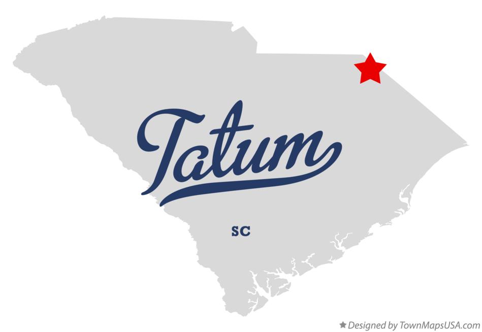 Map of Tatum South Carolina SC