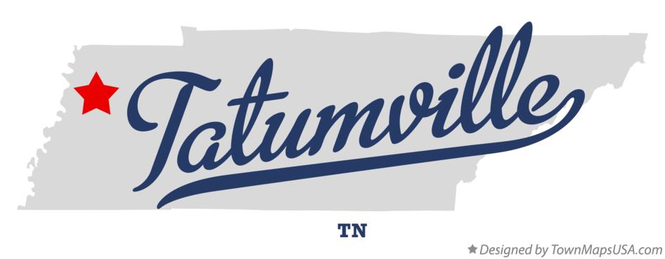Map of Tatumville Tennessee TN