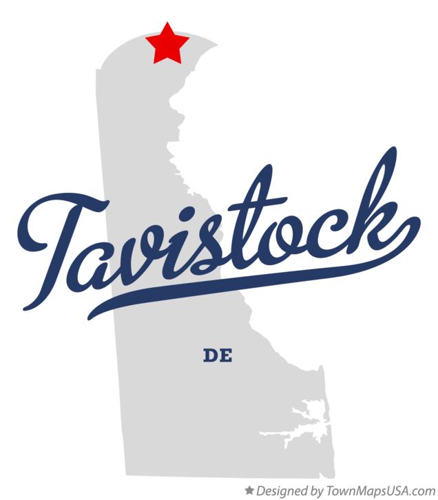 Map of Tavistock Delaware DE