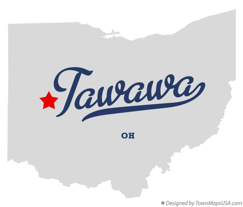 Map of Tawawa Ohio OH