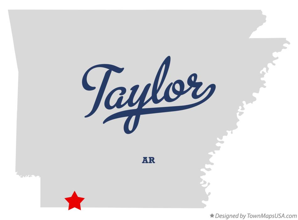Map of Taylor Arkansas AR
