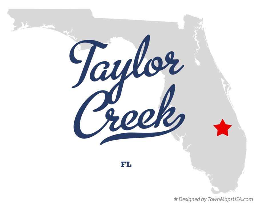 Map of Taylor Creek Florida FL