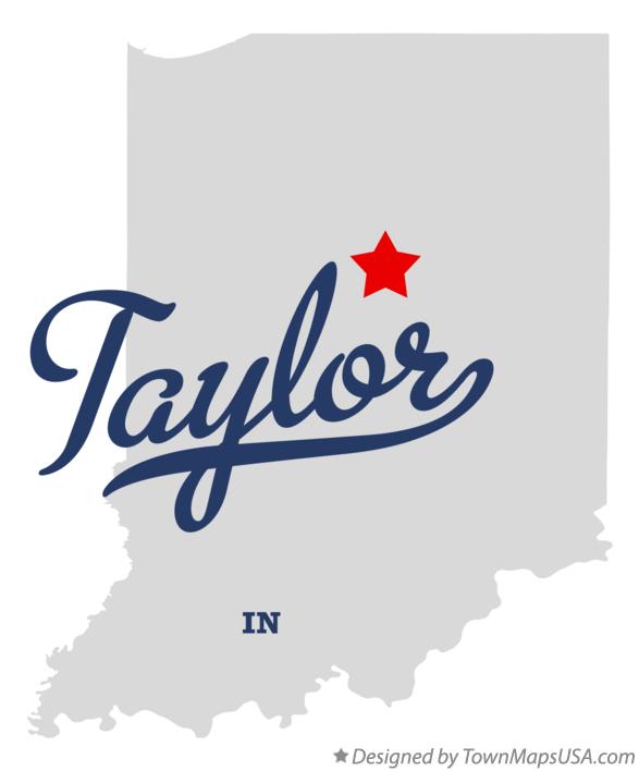 Map of Taylor Indiana IN