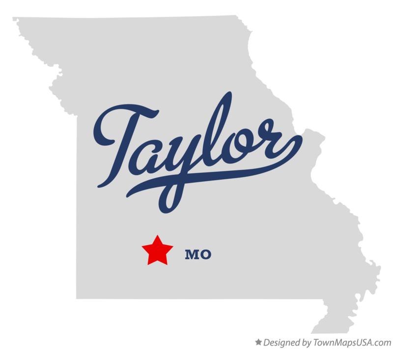 Map of Taylor Missouri MO