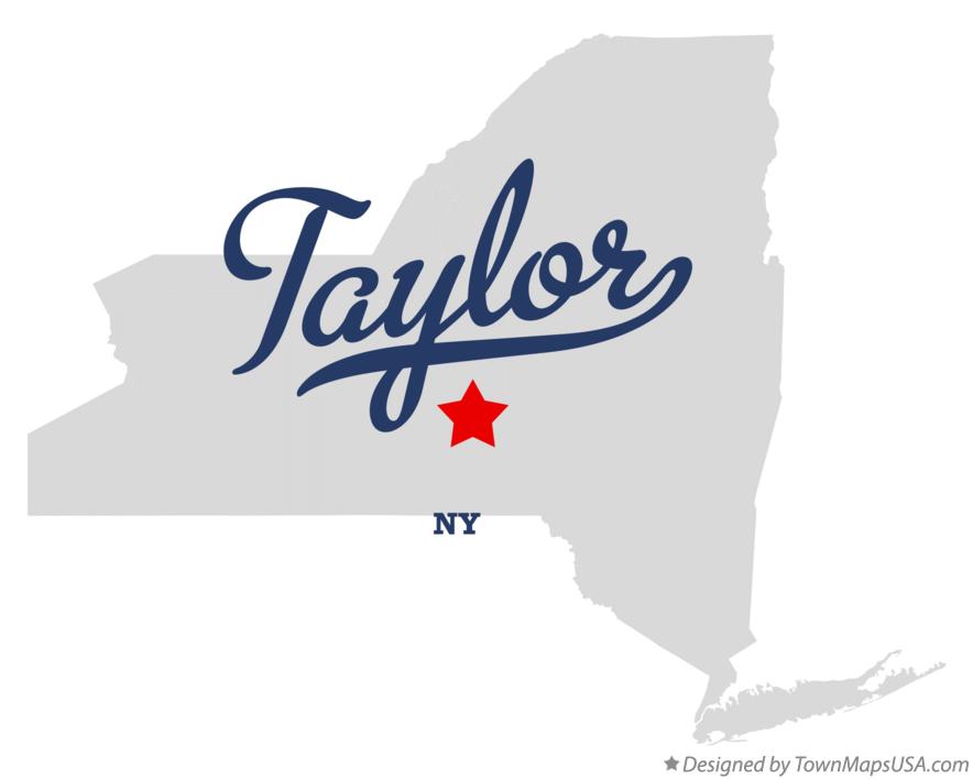 Map of Taylor New York NY