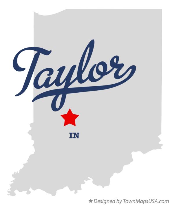 Map of Taylor Indiana IN