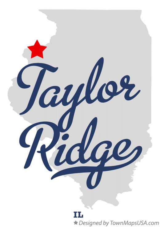 Map of Taylor Ridge Illinois IL