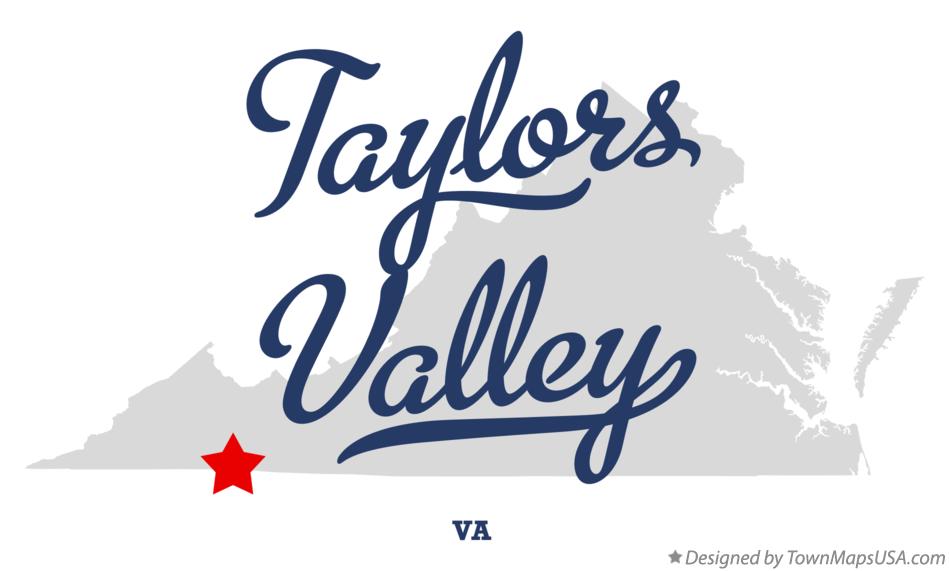 Map of Taylors Valley Virginia VA