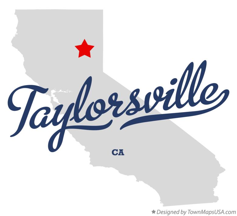 Map of Taylorsville California CA