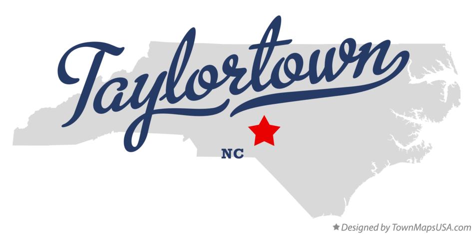 Map of Taylortown North Carolina NC