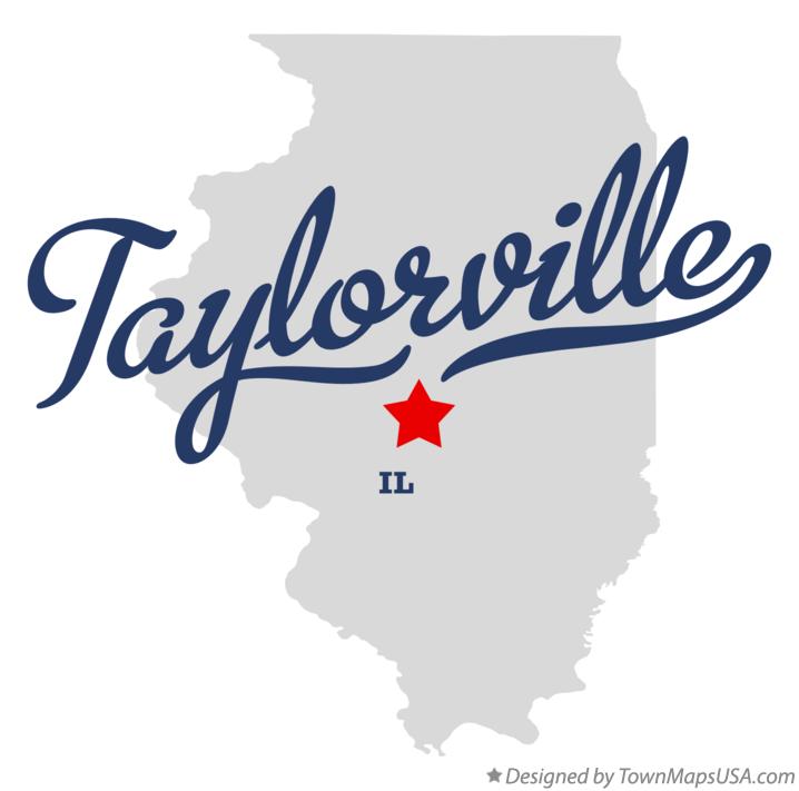 Map of Taylorville Illinois IL