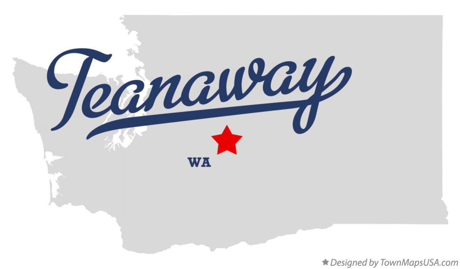 Map of Teanaway Washington WA