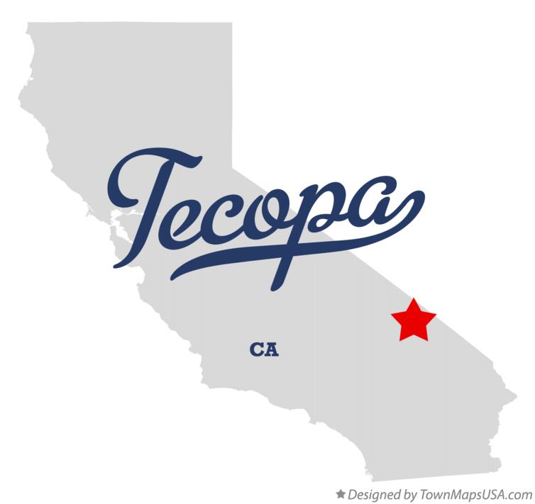 Map of Tecopa California CA