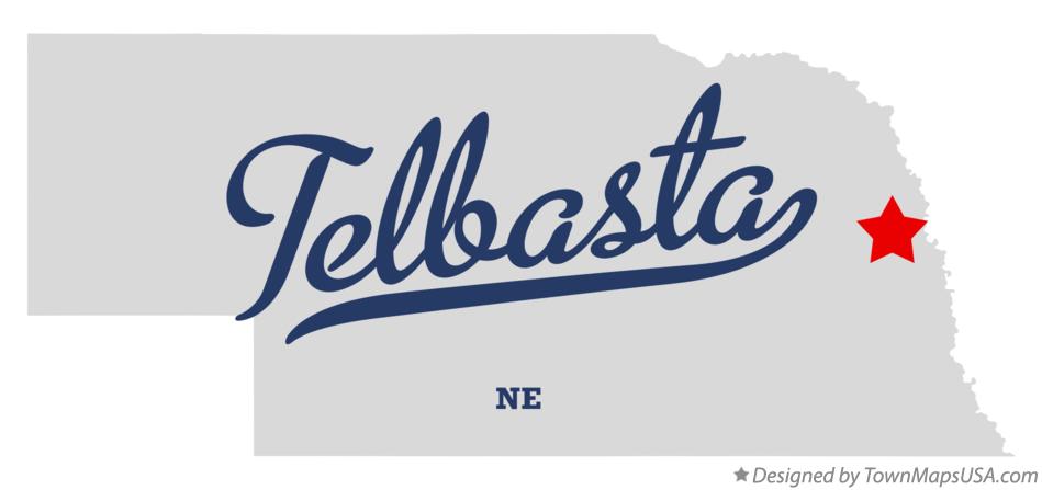 Map of Telbasta Nebraska NE