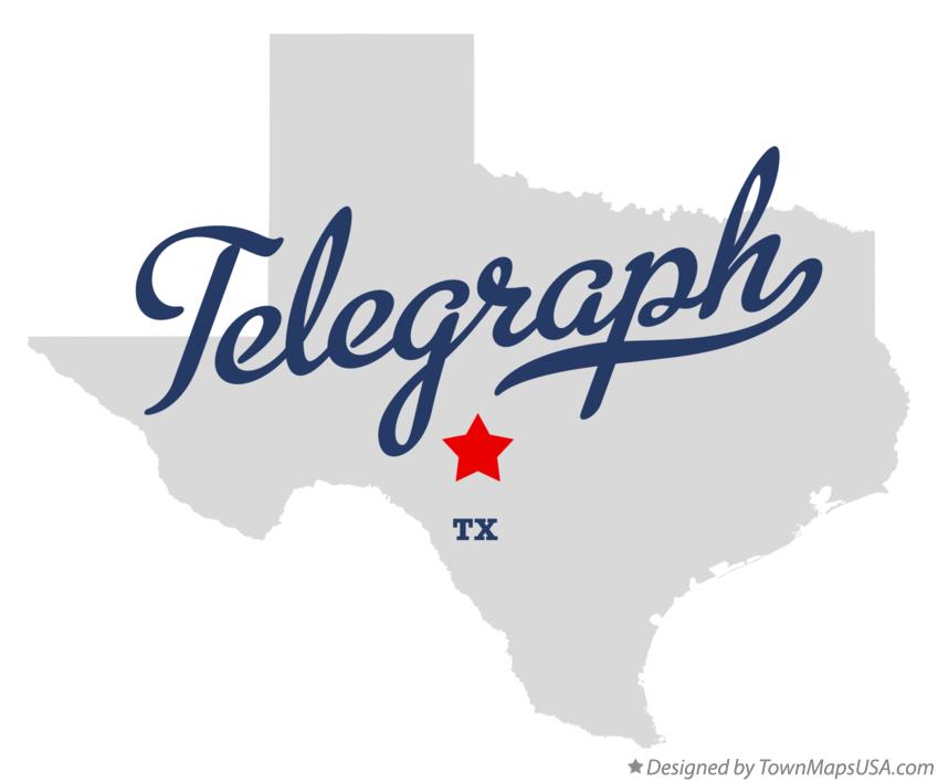 Map of Telegraph Texas TX