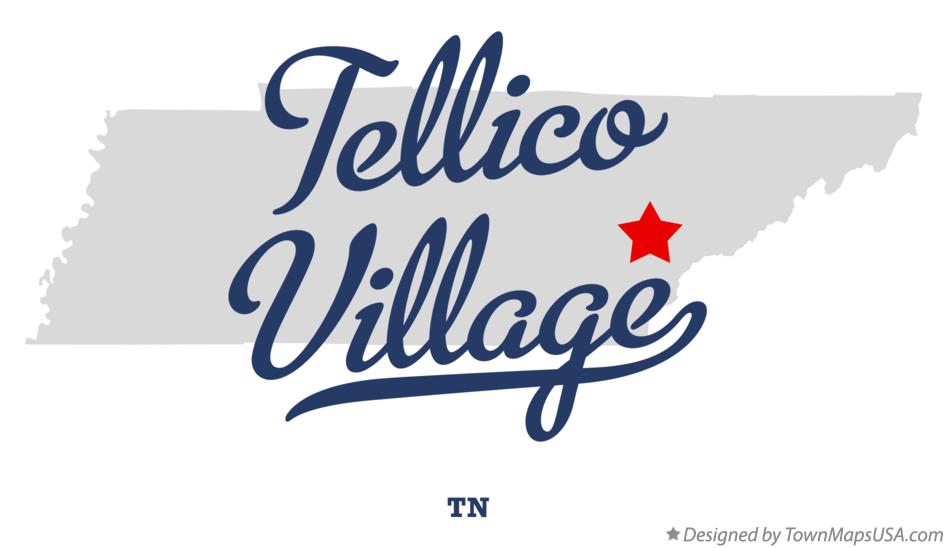 Map of Tellico Village Tennessee TN