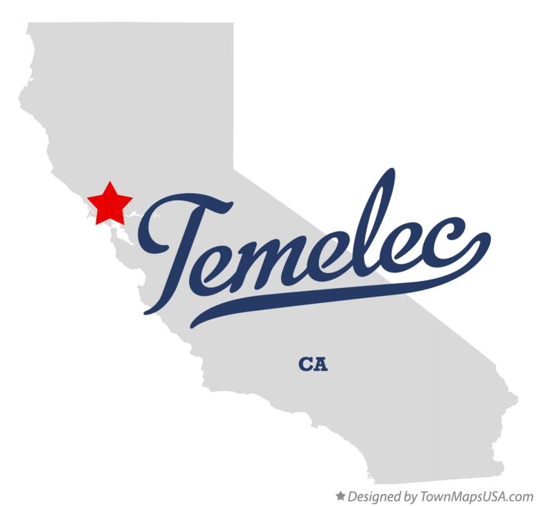 Map of Temelec California CA