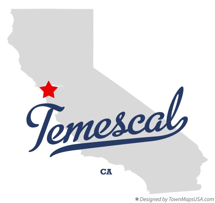Map of Temescal California CA