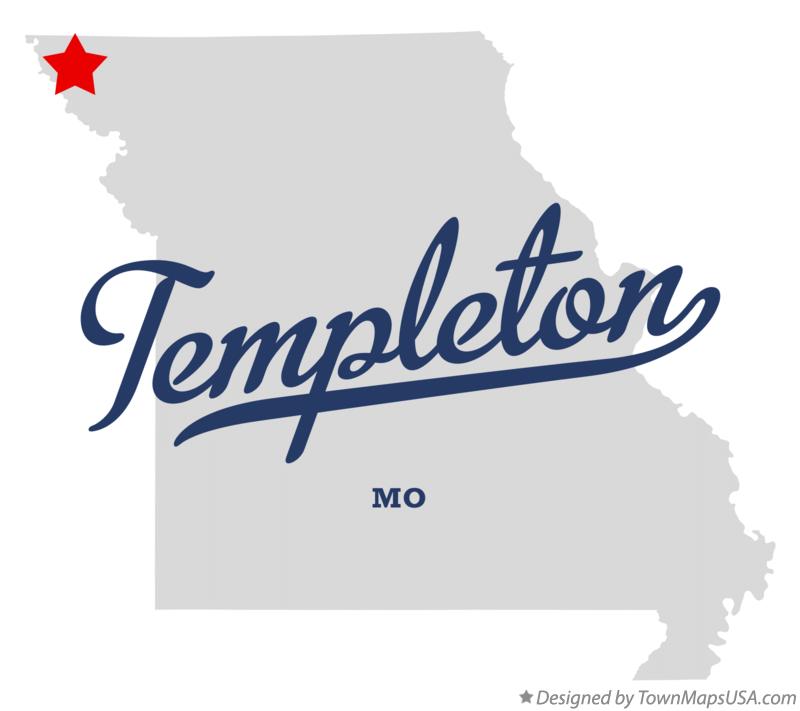 Map of Templeton Missouri MO