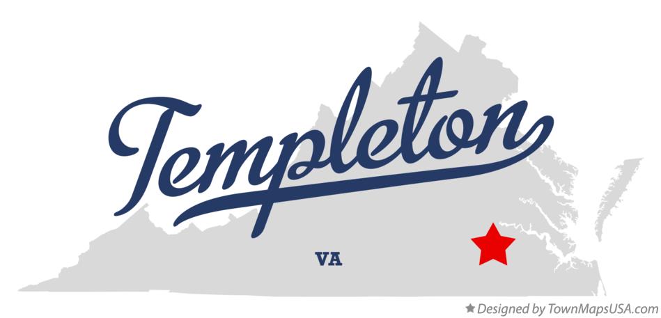 Map of Templeton Virginia VA