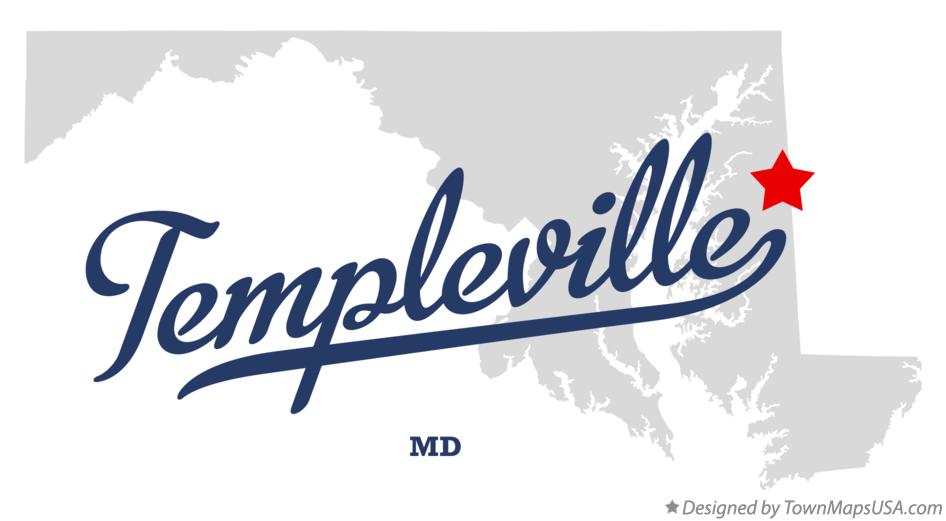 Map of Templeville Maryland MD