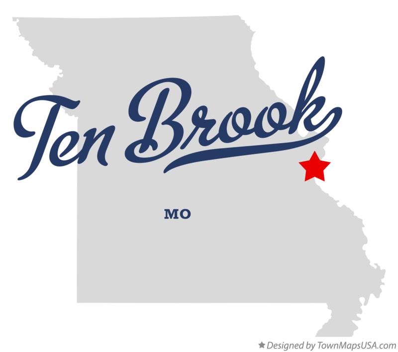 Map of Ten Brook Missouri MO