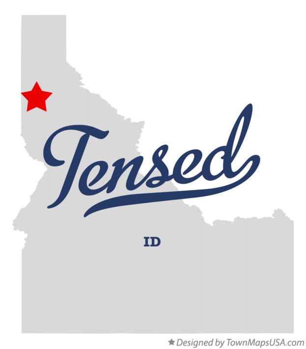 Map of Tensed Idaho ID