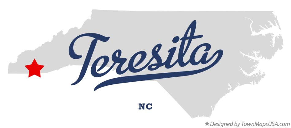 Map of Teresita North Carolina NC