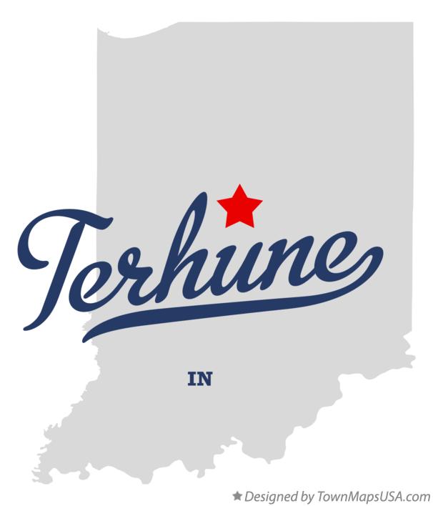 Map of Terhune Indiana IN