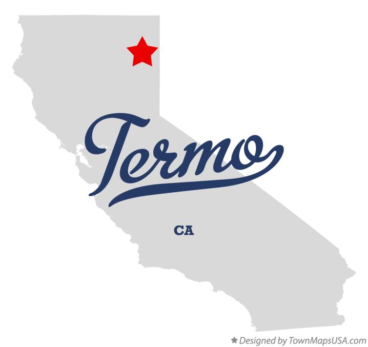 Map of Termo California CA