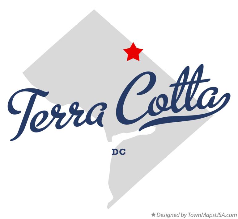 Map of Terra Cotta District Of Columbia DC
