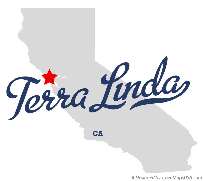 Map of Terra Linda California CA
