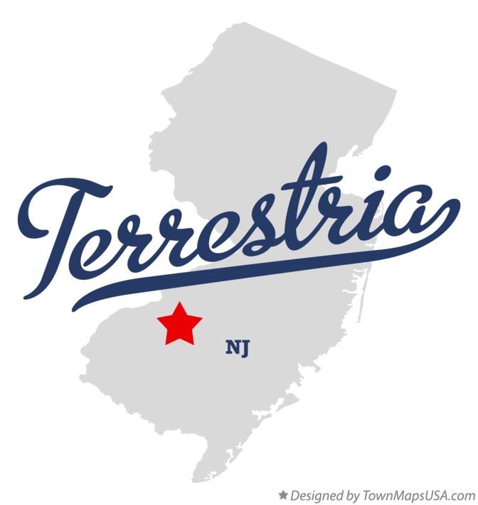 Map of Terrestria New Jersey NJ