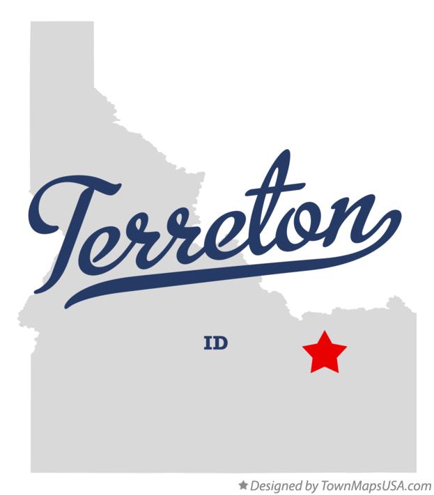 Map of Terreton Idaho ID