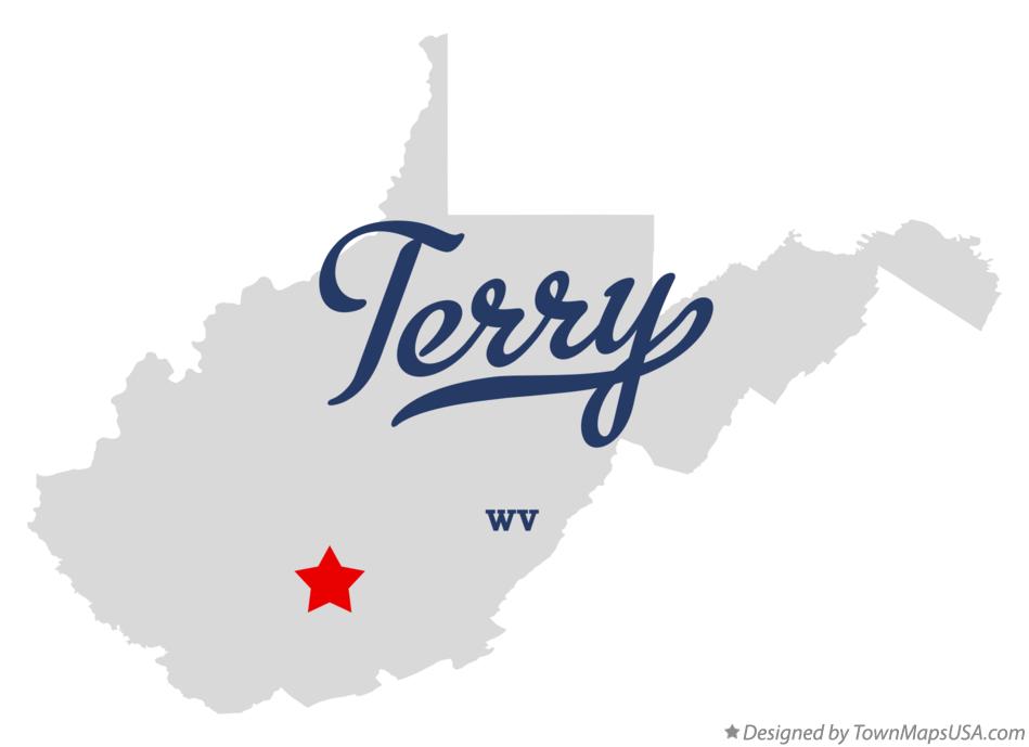 Map of Terry West Virginia WV