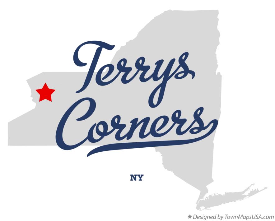 Map of Terrys Corners New York NY