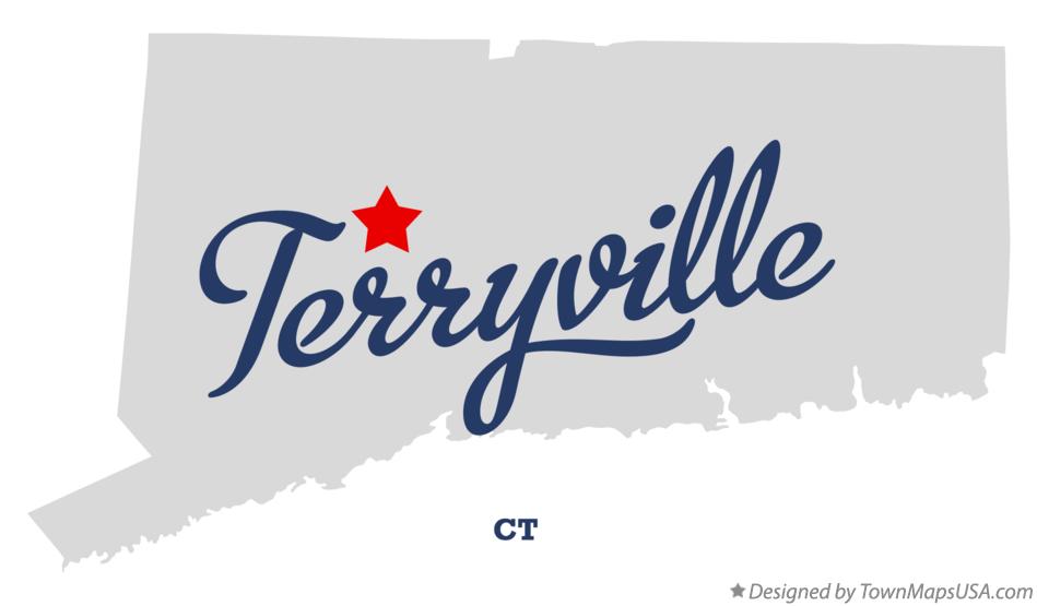 Map of Terryville Connecticut CT