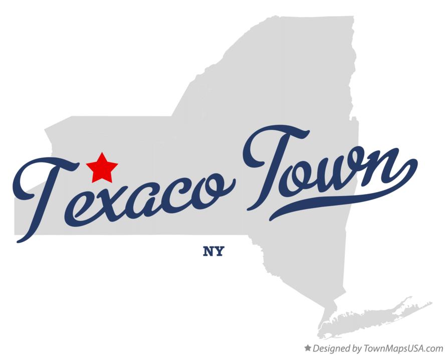 Map of Texaco Town New York NY