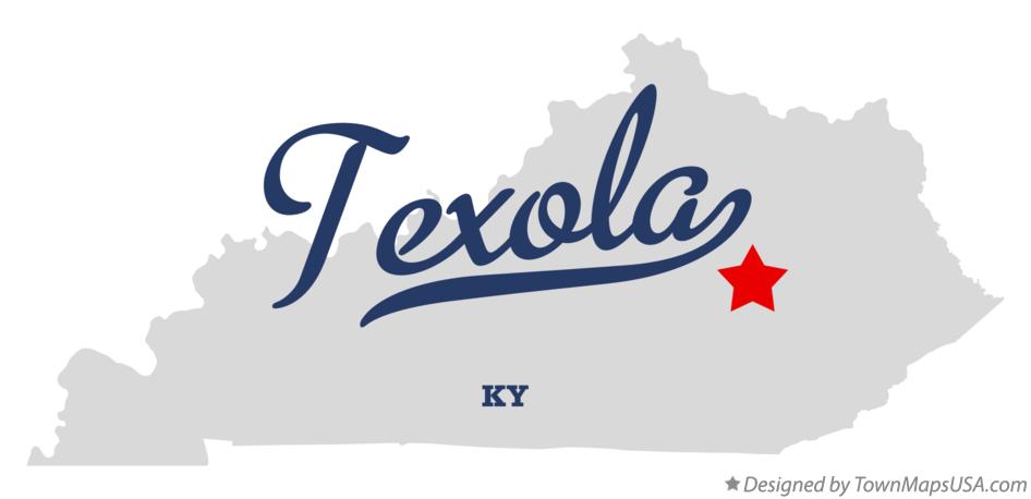 Map of Texola Kentucky KY