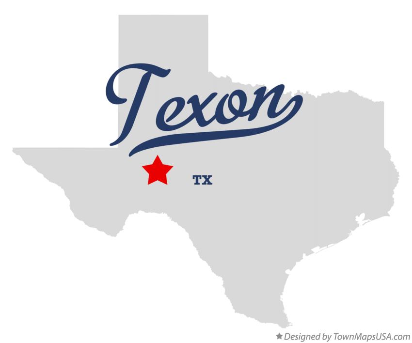 Map of Texon Texas TX