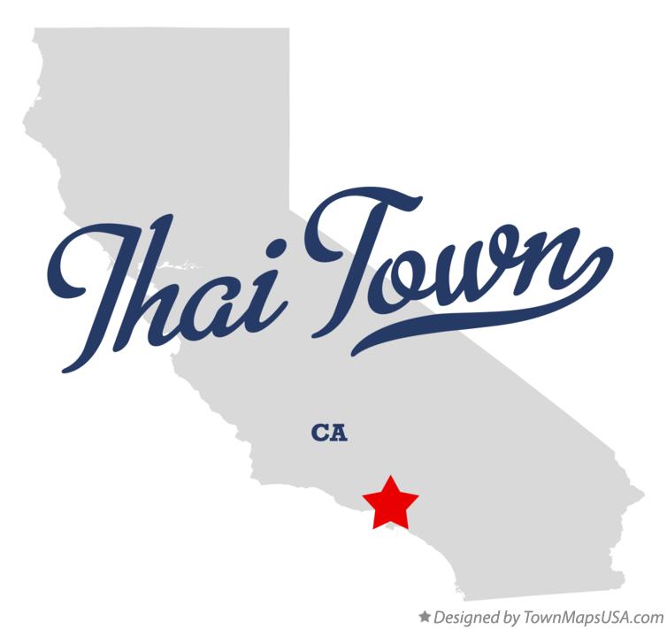 Map of Thai Town California CA