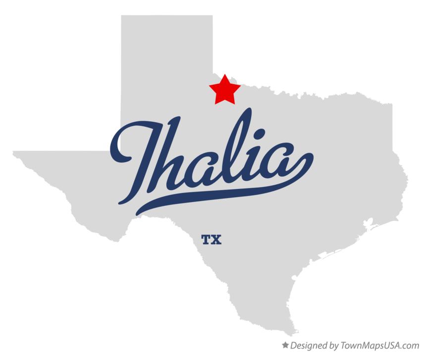 Map of Thalia Texas TX