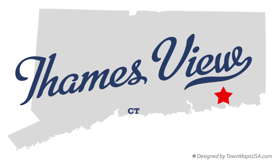 Map of Thames View Connecticut CT