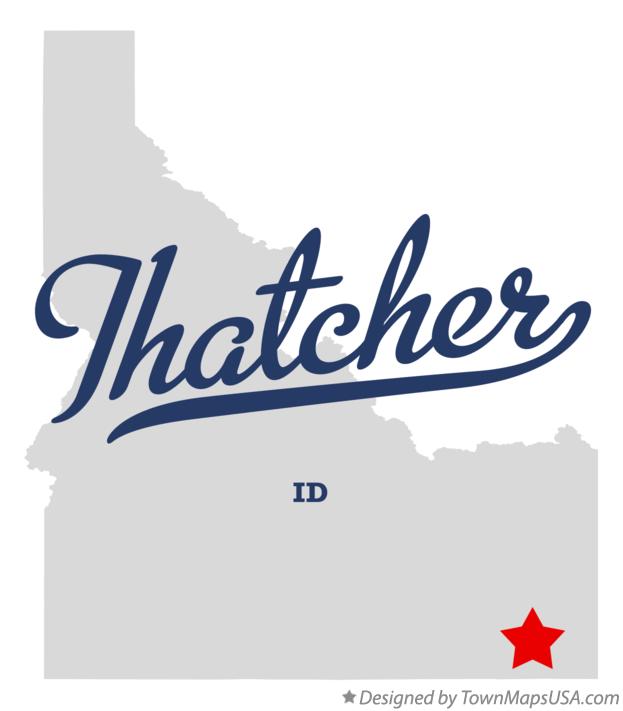 Map of Thatcher Idaho ID