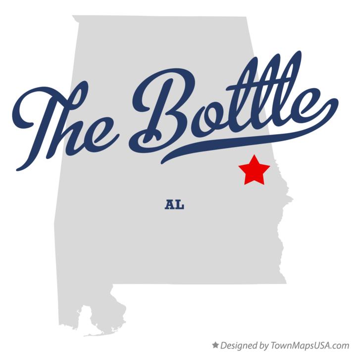 Map of The Bottle Alabama AL