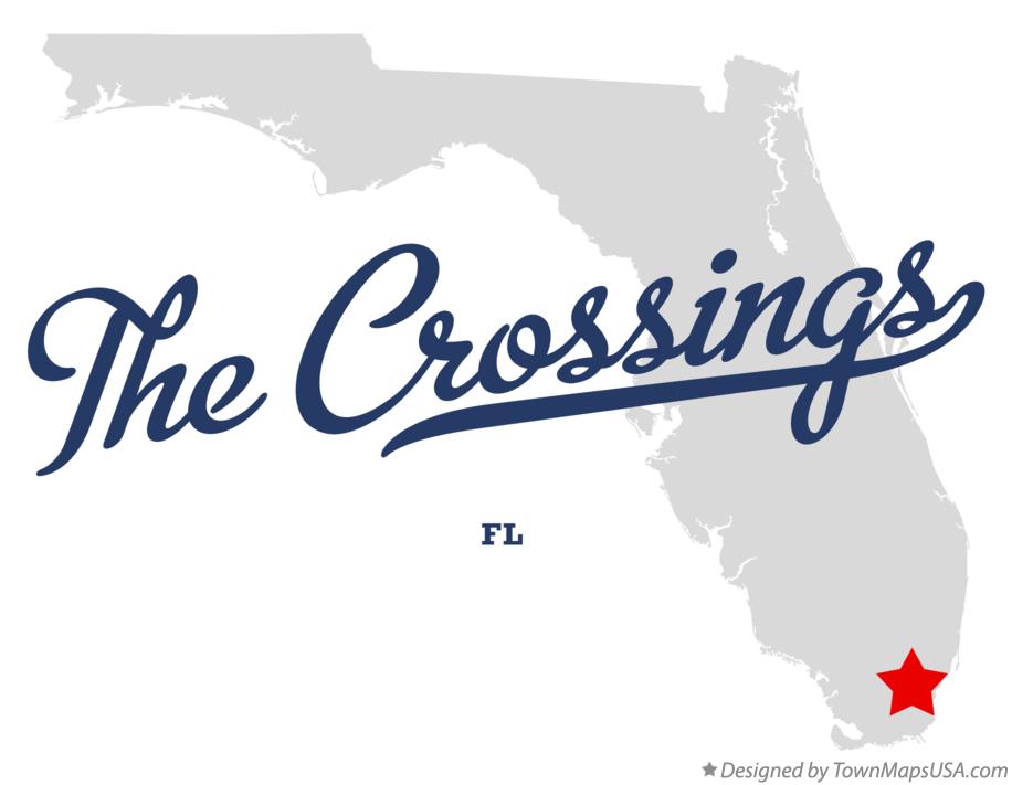 Map of The Crossings Florida FL