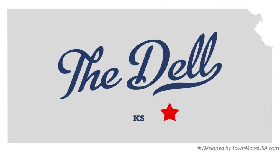 Map of The Dell Kansas KS