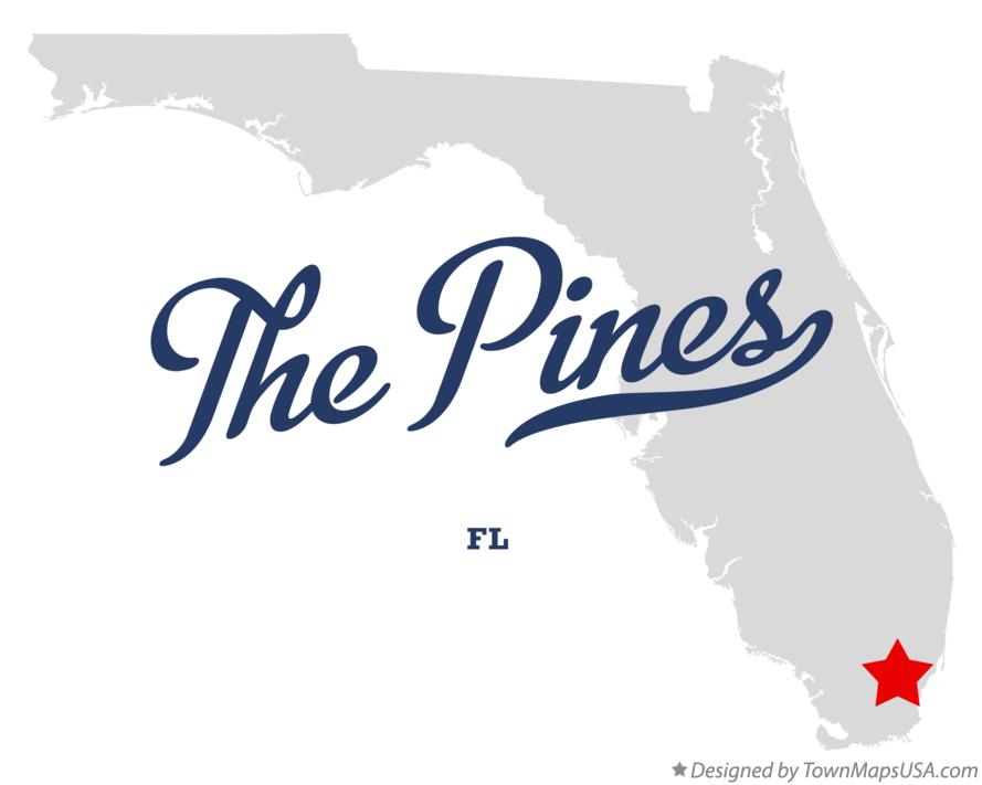Map of The Pines Florida FL