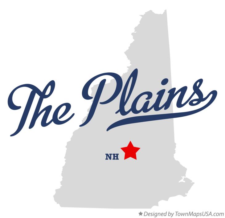 Map of The Plains New Hampshire NH