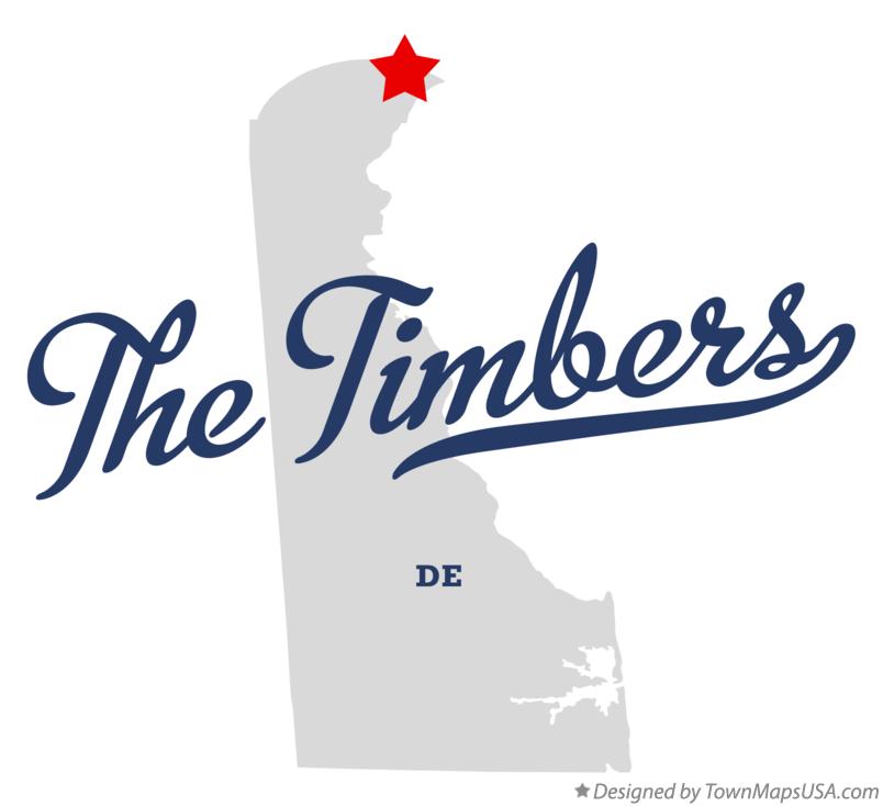 Map of The Timbers Delaware DE
